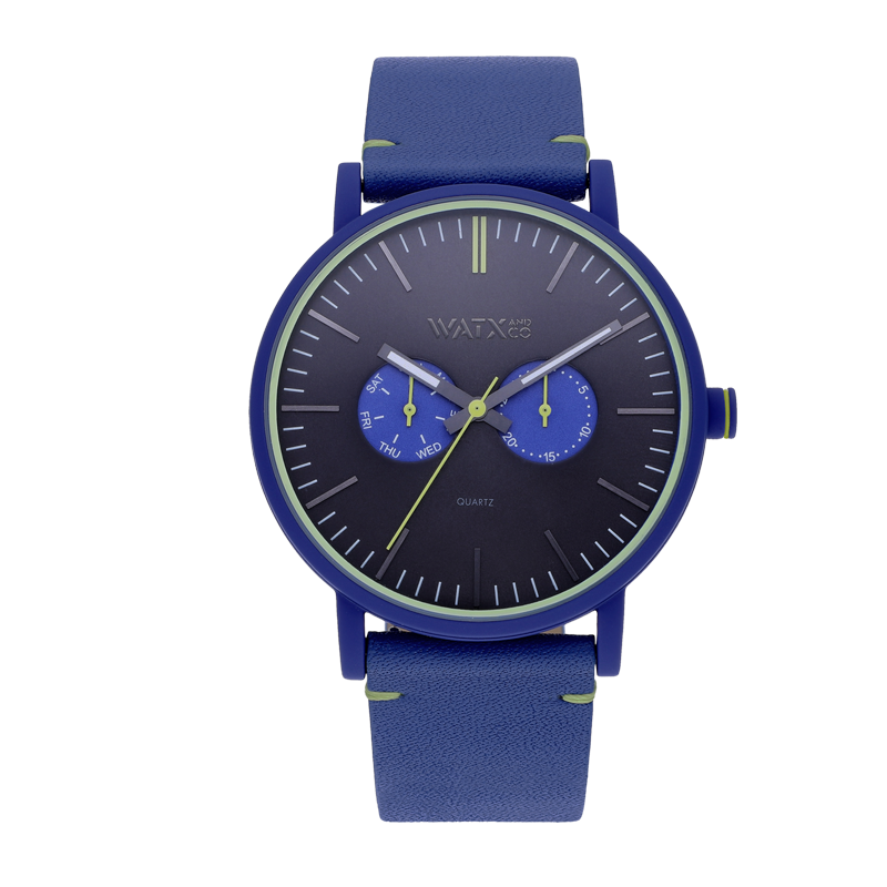Relógio ANALOGIC NEBULA BLUE / 44MM