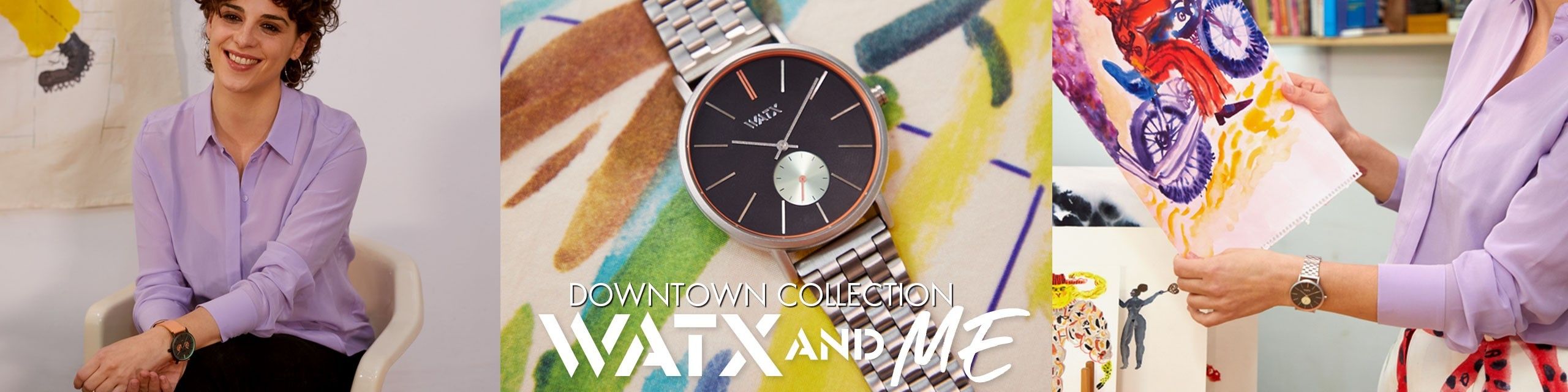 Relojes de la colección Downtown de WatxandME